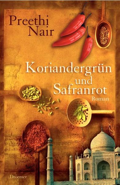 Koriandergrün und Safranrot