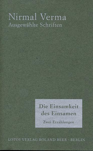 Die Einsamkeit des Einsamen